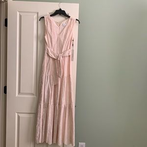 Calvin Klein - size 2 dress.  Light pink embroidery - new with tag